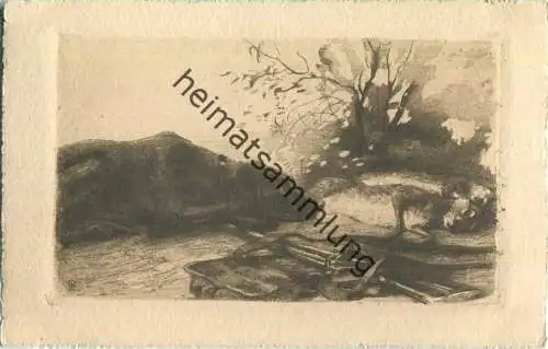 Jagd - Jagdhund - Künstlerkarte ca. 1900