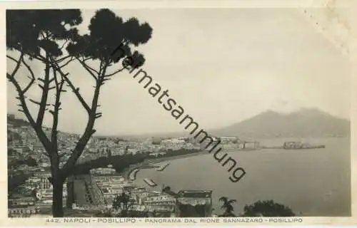 Napoli - Posillipo - Panorama - Foto-AK Vera fotografia