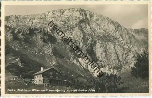 Carl von Stahl Haus am Torrenerjoch - Foto-Ansichtskarte