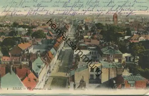 Lille - Vue generale - Feldpost gel. 1916