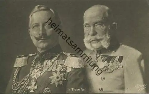 Wohlfahrts-Karte zur Unterstützung deutscher Veteranen E. V. - In Treue fest