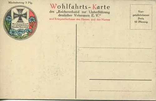 Wohlfahrts-Karte zur Unterstützung deutscher Veteranen E. V. - Generalfeldmarschall von Bülow