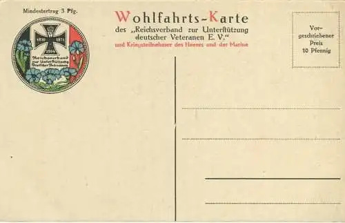 Wohlfahrts-Karte zur Unterstützung deutscher Veteranen E. V. - Kriegsminister Wild von Hohenborn