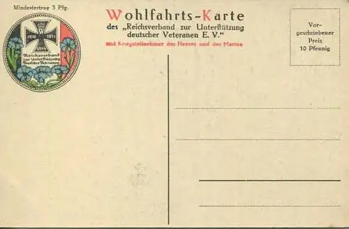 Wohlfahrts-Karte zur Unterstützung deutscher Veteranen E. V. - Generaloberst von Heeringen