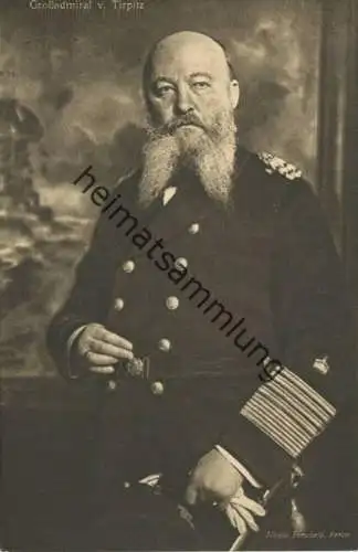 Wohlfahrts-Karte zur Unterstützung deutscher Veteranen E. V. - Grossadmiral von Tirpitz