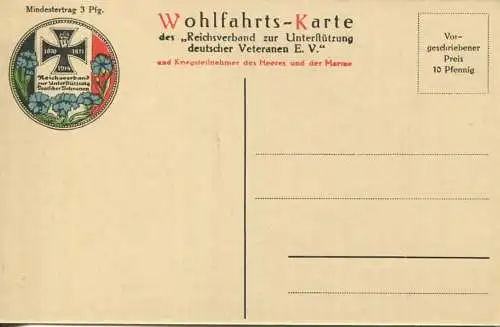 Wohlfahrts-Karte zur Unterstützung deutscher Veteranen E. V. - Grossadmiral von Tirpitz