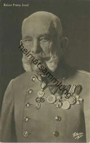 Wohlfahrts-Karte zur Unterstützung deutscher Veteranen E. V. - Kaiser Franz Josef