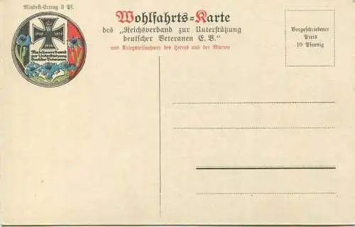 Wohlfahrts-Karte zur Unterstützung deutscher Veteranen E. V. - Kaiser Franz Josef