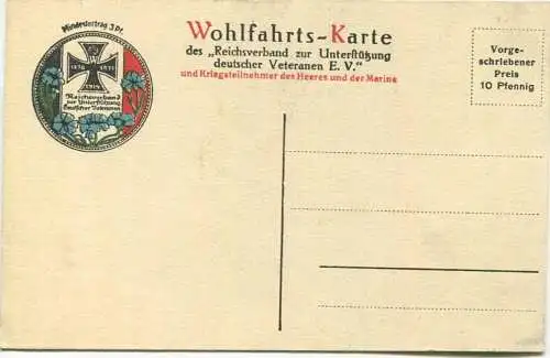 Wohlfahrts-Karte zur Unterstützung deutscher Veteranen E. V. - Generalleutnant von Ludendorf