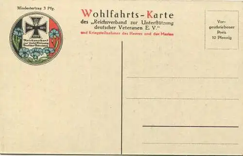 Wohlfahrts-Karte zur Unterstützung deutscher Veteranen E. V. - Exzellenz von Knorr Admiral