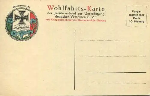 Wohlfahrts-Karte zur Unterstützung deutscher Veteranen E. V. - Generalfeldmarschall von Mackensen