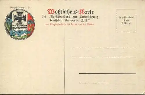 Wohlfahrts-Karte zur Unterstützung deutscher Veteranen E. V. - Wilhelm Ernst - Grossherzog von Sachsen-Weimar