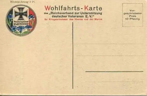 Wohlfahrts-Karte zur Unterstützung deutscher Veteranen E. V. - Kaiser Wilhelm II als Grossadmiral - Prof. Willy Stöwer