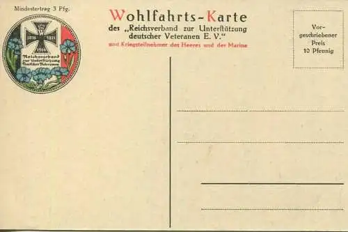 Wohlfahrts-Karte zur Unterstützung deutscher Veteranen E. V. - Exzellenz von Bissing - General-Gouverneur von Belgien