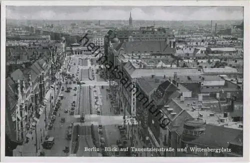 Berlin - Blick auf Tauentzienstrasse und Wittenbergplatz
