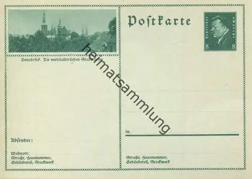 Osnabrück - Bildpostkarte 1930 - Ganzsache