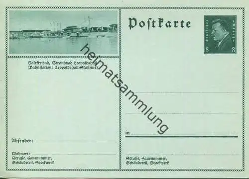 Stassfurt-Leopoldshall - Bildpostkarte 1930 - Ganzsache