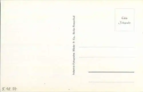 Berlin - Kurfürstendamm - Hotel Kempinski - Bus - Foto-Ansichtskarte 50er Jahre - Verlag Klinke & Co. Berlin