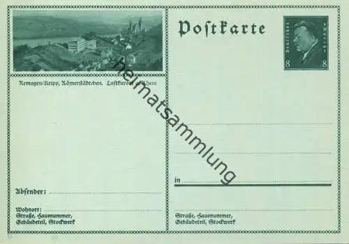 Remagen - Bildpostkarte 1930 - Ganzsache