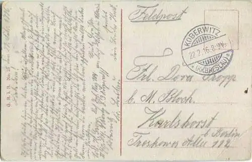 Wroclaw - Breslau - Südpark-Restaurant - Feldpost