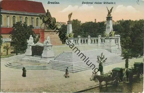 Wroclaw - Breslau - Denkmal Kaiser Wilhelm I.