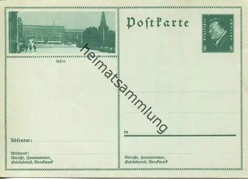 Essen - Bildpostkarte 1930 - Ganzsache