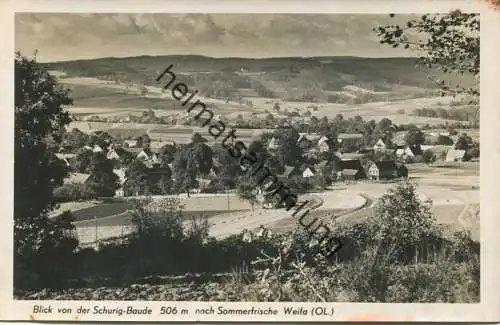 Weifa - Gesamtansicht - Foto-AK - Verlag W. Borsch Cunewalde