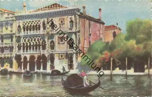 Venezia - Palazzo Ca d Oro - Verlag A. Srocchi Milano Venezia - Künstlerkarte