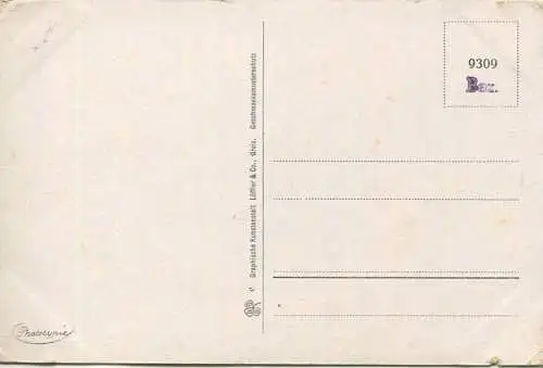 Treuen - Stadtschule - Verlag Graphische Kunstanstalt Löffler & Co Greiz