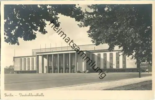 Berlin 30er Jahre - Deutschlandhalle - Foto-Ansichtskarte - Verlag Stengel & Co. Dresden