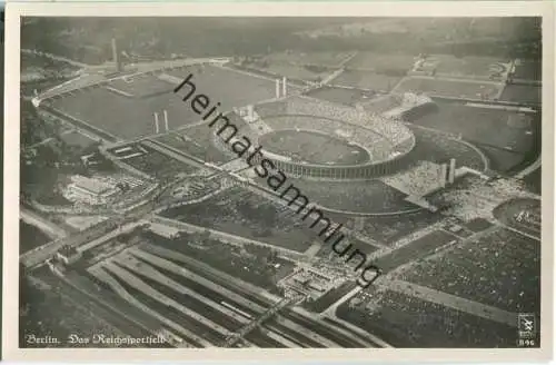 Berlin 1941 - Das Reichssportfeld - Verlag Klinke & Co. Berlin - Fliegeraufnahme - Foto-Ansichtskarte