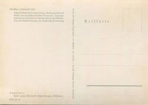 Schwestern - Künstler-Hilfswerk 1937 - Prof. Hans Reinhold Lichtenberger München - Bild 29/V - Verlag Wilhelm und Bertha