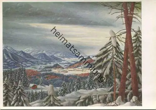 Winterlandschaft - Künstler-Hilfswerk 1937 - Franz Doll München - Bild 26/V - Verlag Wilhelm und Bertha von Baensch Stif