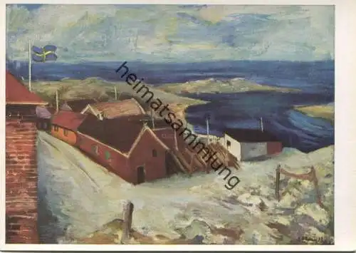 Landschaft in Schweden - Künstler-Hilfswerk 1937 - Albert Mann Dresden - Bild 10/II - Verlag Wilhelm und Bertha von Baen