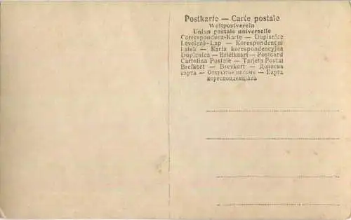 Unser Kronprinzenpaar - Prinz Wilhelm sitzt im Wagen gezogen von zwei Ziegen - Verlag Gustav Liersch Berlin