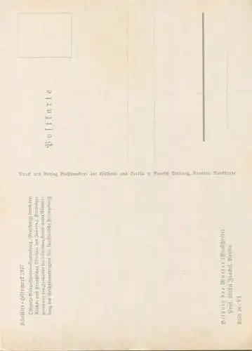 Bildnis der Mutter - Künstler-Hilfswerk 1937 - Prof. Willy Jaeckel Berlin - Bild 36/VI - Verlag Wilhelm und Bertha von B