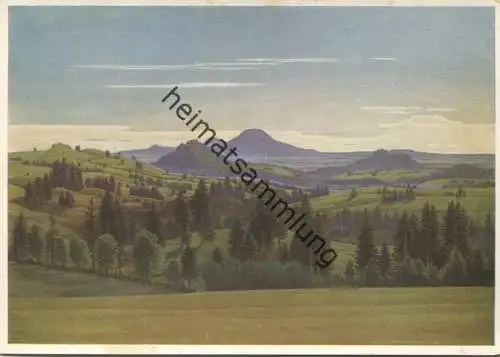 Voralpenlandschaft - Künstler-Hilfswerk 1937 - Walter Rose Schondorf - Bild 13/III - Verlag Wilhelm und Bertha von Baens