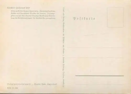 Voralpenlandschaft - Künstler-Hilfswerk 1937 - Walter Rose Schondorf - Bild 13/III - Verlag Wilhelm und Bertha von Baens