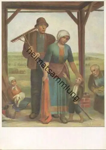 Feierabend - Künstler-Hilfswerk 1937 - W. P. Schmidt München - Bild 16/III - Verlag Wilhelm und Bertha von Baensch Stift