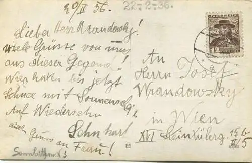 Stössing - Foto-AK - gel. 1936