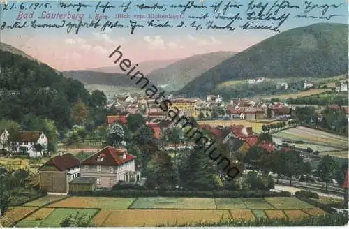 Bad Lauterberg - Blick vom Eichenkopf - Verlag Louis Glaser Leipzig