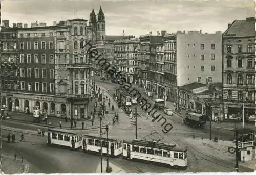 Magdeburg - Hasselbachplatz - Strassenbahn - Verlag Gebr. Garloff Magdeburg