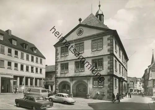 Lohr - Beim Rathaus - Foto-AK Grossformat - Verlag Gebr. Metz Tübingen - AK-Grossformat