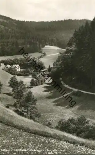 Huzenbach - Dobelbachtal - Foto-AK - Verlag A. Hermann & Co. Stuttgart