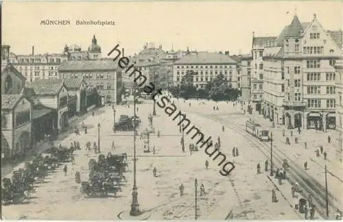 München - Bahnhofsvorplatz - Strassenbahn