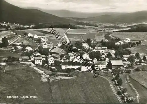 Thenried - Luftbild - Foto-AK Grossformat - Verlag J. Fischer Gemischtwaren Thenried