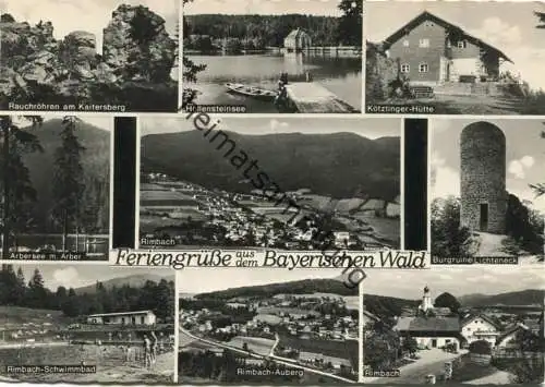 Rimbach - Höllensteinsee - Kötztinger Hütte etc. - Foto-AK Grossformat - Verlag Rudolf Heinrichmeyer Rimbach