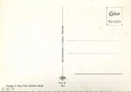 Thenried - Luftbild - Foto-AK Grossformat - Verlag J. Fischer Gemischtwaren Thenried