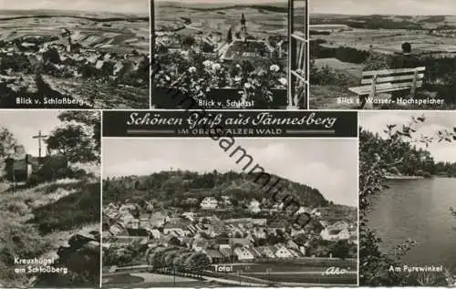 Tännesberg - Foto-AK 60er Jahre - Verlag Emma Braun Lebensmittel Tännesberg