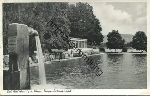 Bad Niederbreisig - Thermalschwimmbad - Verlag Cramer Dortmund gel. 1953
